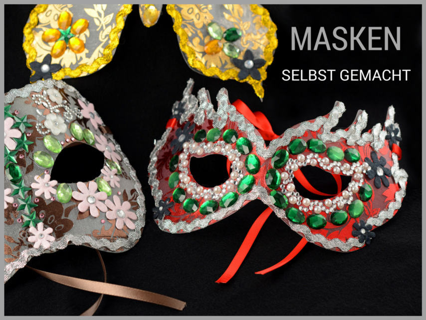 venezianische masken selber machen vbs hobby