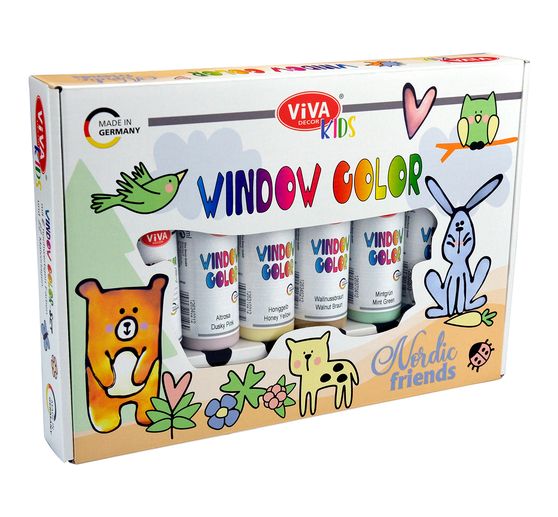 Viva KIDS Window Color set "Nordic Friends" 
