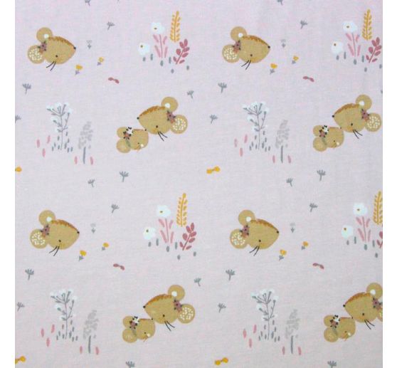 Jersey fabric "Little mouse"