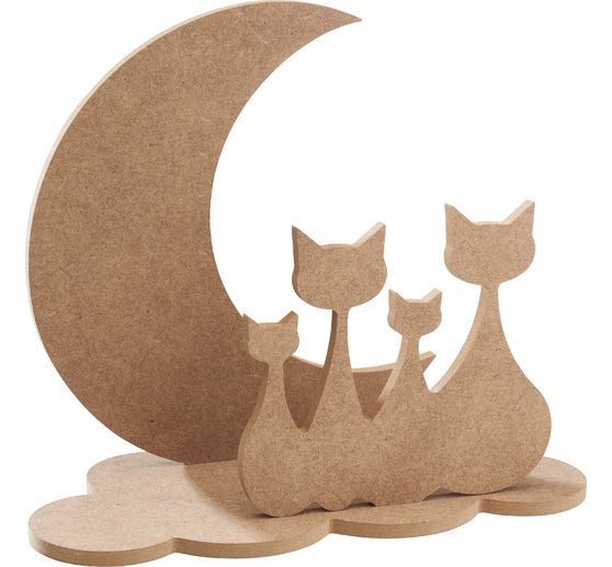 Building kit "Cats in the moon"