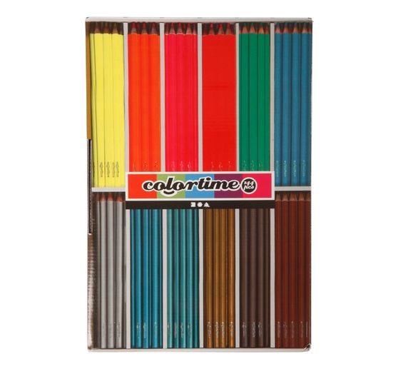 Colortime Colored pencils "Metallic & Neon", lead 3 mm