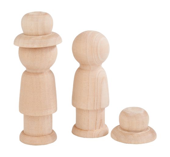 VBS Holz-Figuren mit Hut