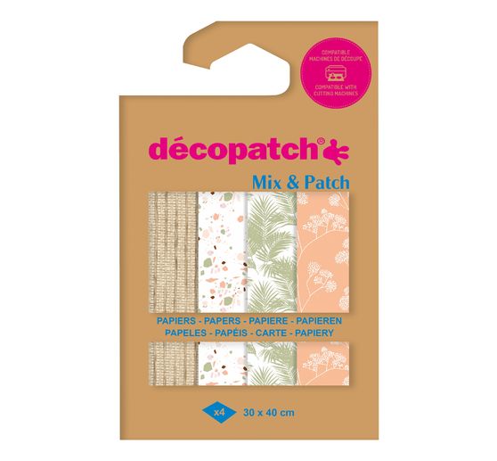 Décopatch Pocket Hot-Foil Collection Mix and Patch "Terra"
