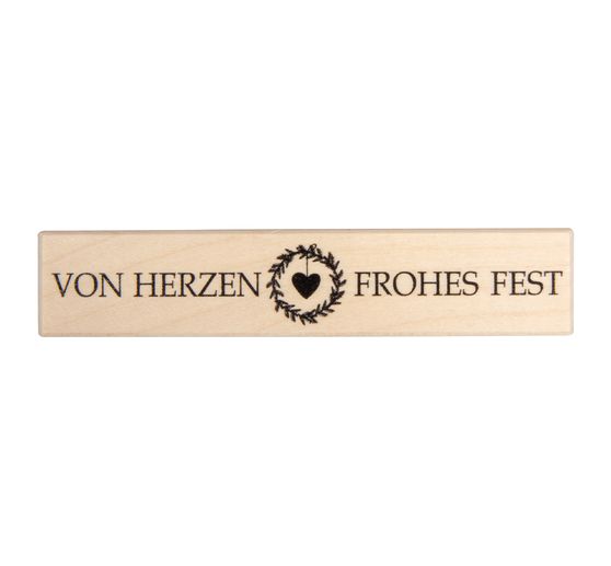 BUTTERER Stamp "Von Herzen frohes Fest"