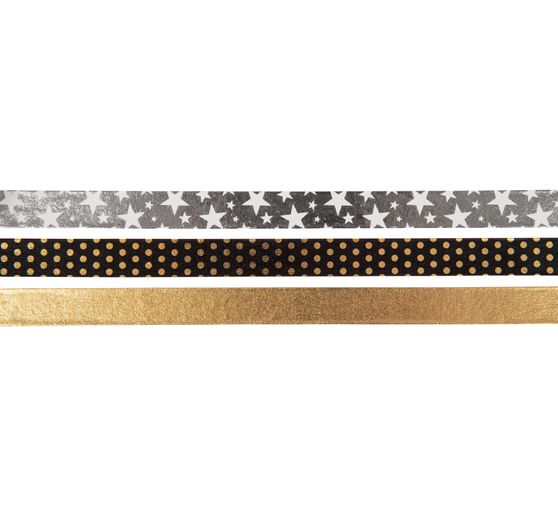 Washi Tape Set "Gold/Silver Foil"