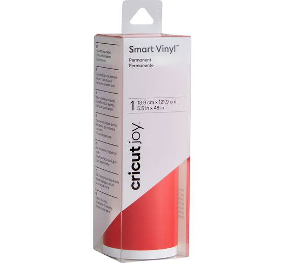 Cricut Joy self-adhesive vinyl foil - glossy "Smart Vinyl - Permanent", 13.9 x 121.9 cm