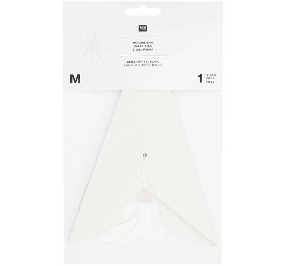 Paper star, 45 cm