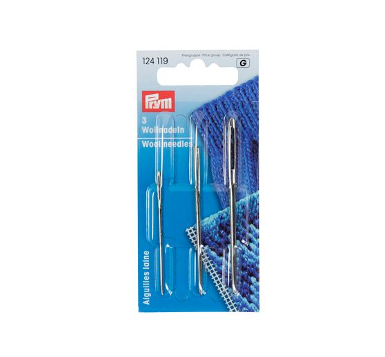Prym wool sewing needles without point