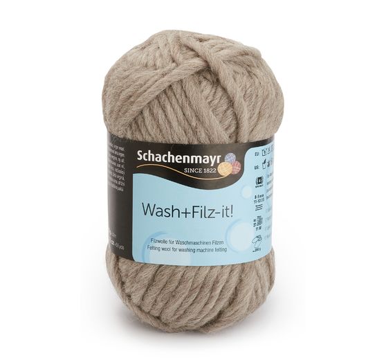 Knit felting wool Wash + Felt-it