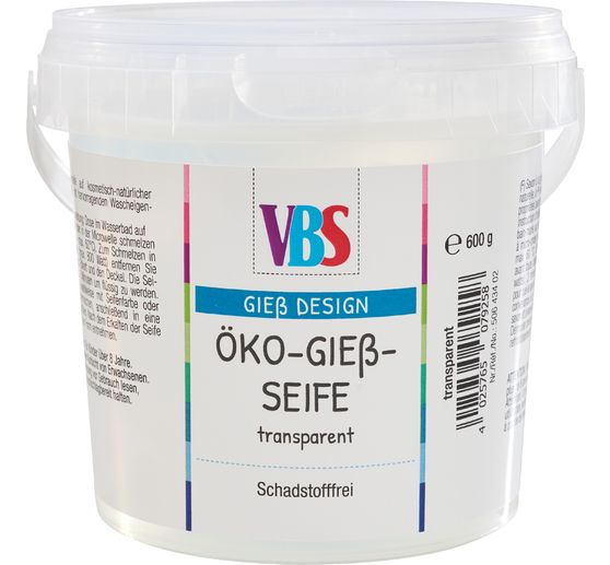 VBS Öko-Gießseife, Transparent