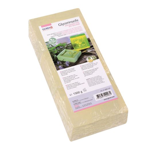 Glycerin Eco-Casting Soap "Olive Oil", Transparent