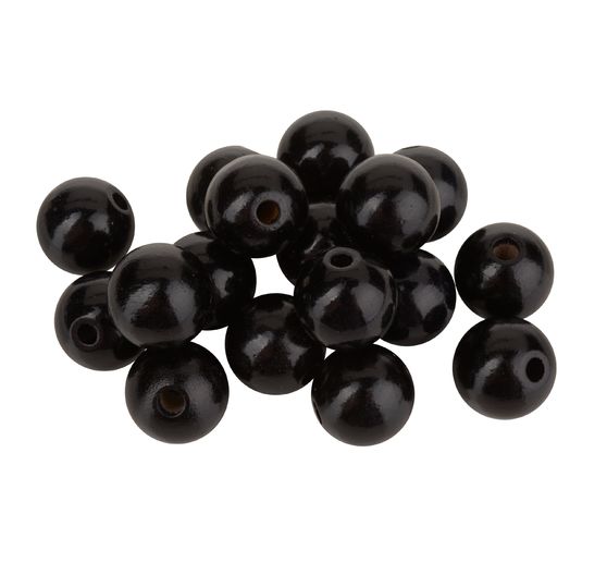 Wood Beads, Ø 15 mm