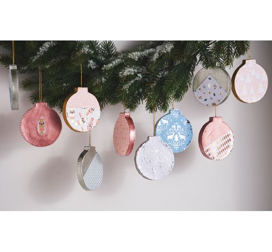 VBS Decoration pendant "Christmas Balls", flat